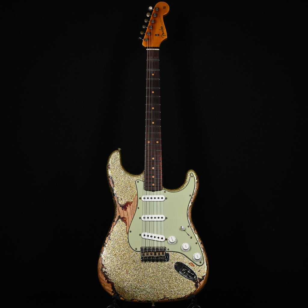 Fender Custom Shop '61 Stratocaster Super Heavy Relic- Gold Sparkle/ 3 Color Sunburst 2026 (CZ588479)