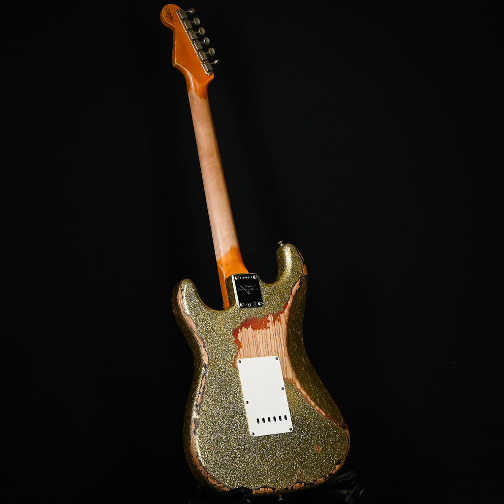 Fender Custom Shop '61 Stratocaster Super Heavy Relic- Gold Sparkle/ 3 Color Sunburst 2026 (CZ588479)