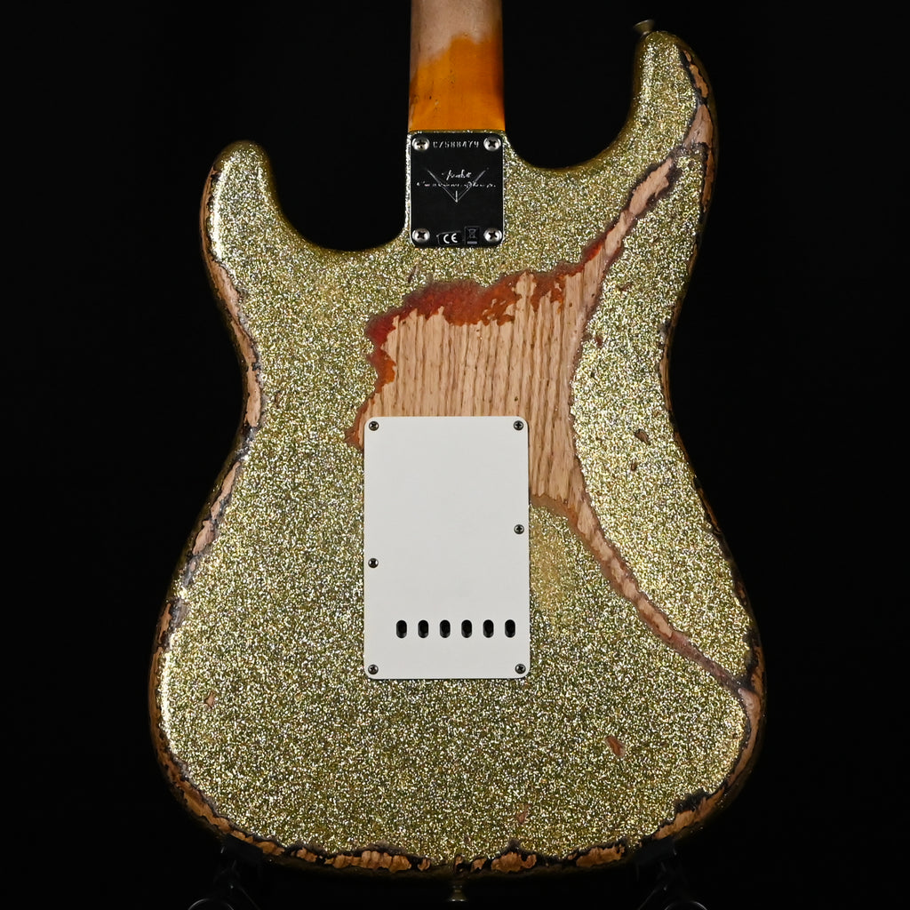 Fender Custom Shop '61 Stratocaster Super Heavy Relic- Gold Sparkle/ 3 Color Sunburst 2026 (CZ588479)