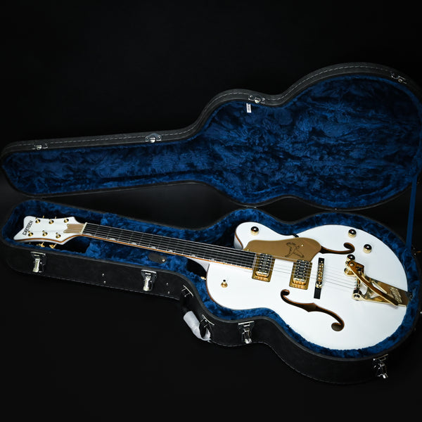 Gretsch Synchromatic Falcon Hollow Body Single-Cut w/ Bigsby- Snowcrest White 2025 (CYGC25080530)