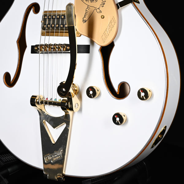 Gretsch Synchromatic Falcon Hollow Body Single-Cut w/ Bigsby- Snowcrest White 2025 (CYGC25080530)