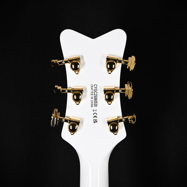 Gretsch Synchromatic Falcon Hollow Body Single-Cut w/ Bigsby- Snowcrest White 2025 (CYGC25080530)