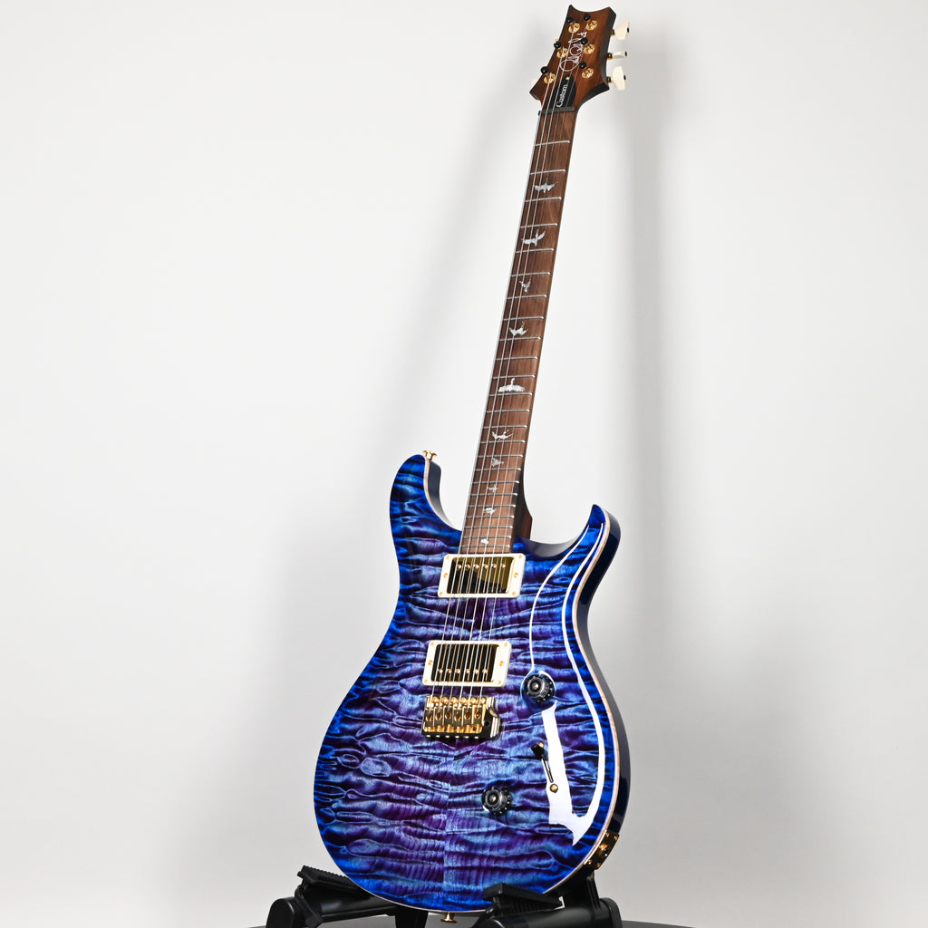 PRS Custom 24 Wood Library w/ 10-Top, Brazilian Rosewood, & 58/15 LT Pickups- Violet Blue Burst 2026 (0423892)