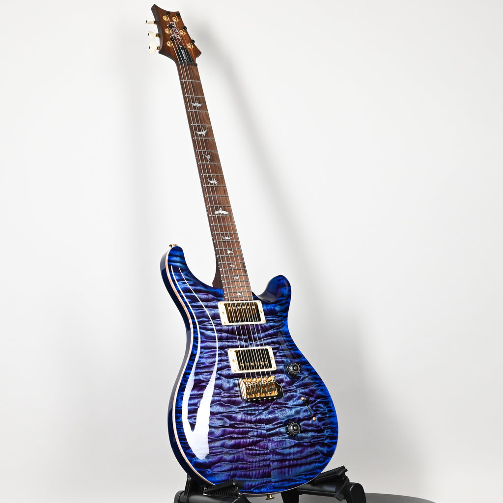 PRS Custom 24 Wood Library w/ 10-Top, Brazilian Rosewood, & 58/15 LT Pickups- Violet Blue Burst 2026 (0423892)