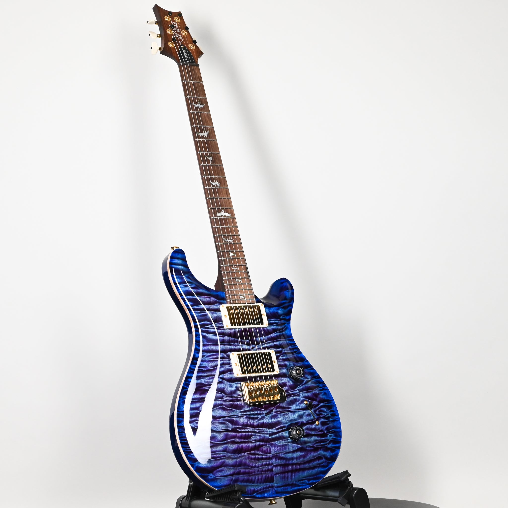 PRS Custom 24 Wood Library w/ 10-Top, Brazilian Rosewood, & 58/15 LT Pickups- Violet Blue Burst 2026 (0423892)