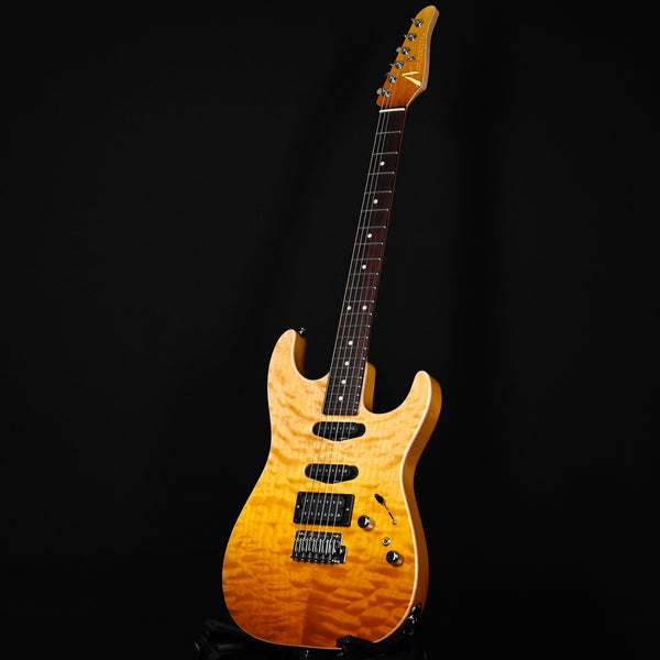 Tom Anderson Custom Drop Top Electric Guitar- Honey Surf w/ Binding 2025 (10-10-25A)