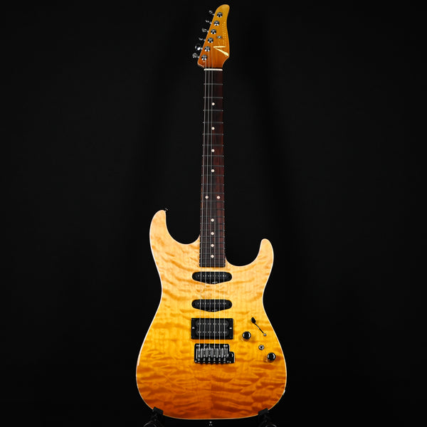 Tom Anderson Custom Drop Top Electric Guitar- Honey Surf w/ Binding 2025 (10-10-25A)