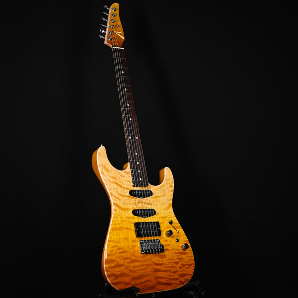 Tom Anderson Custom Drop Top Electric Guitar- Honey Surf w/ Binding 2025 (10-10-25A)