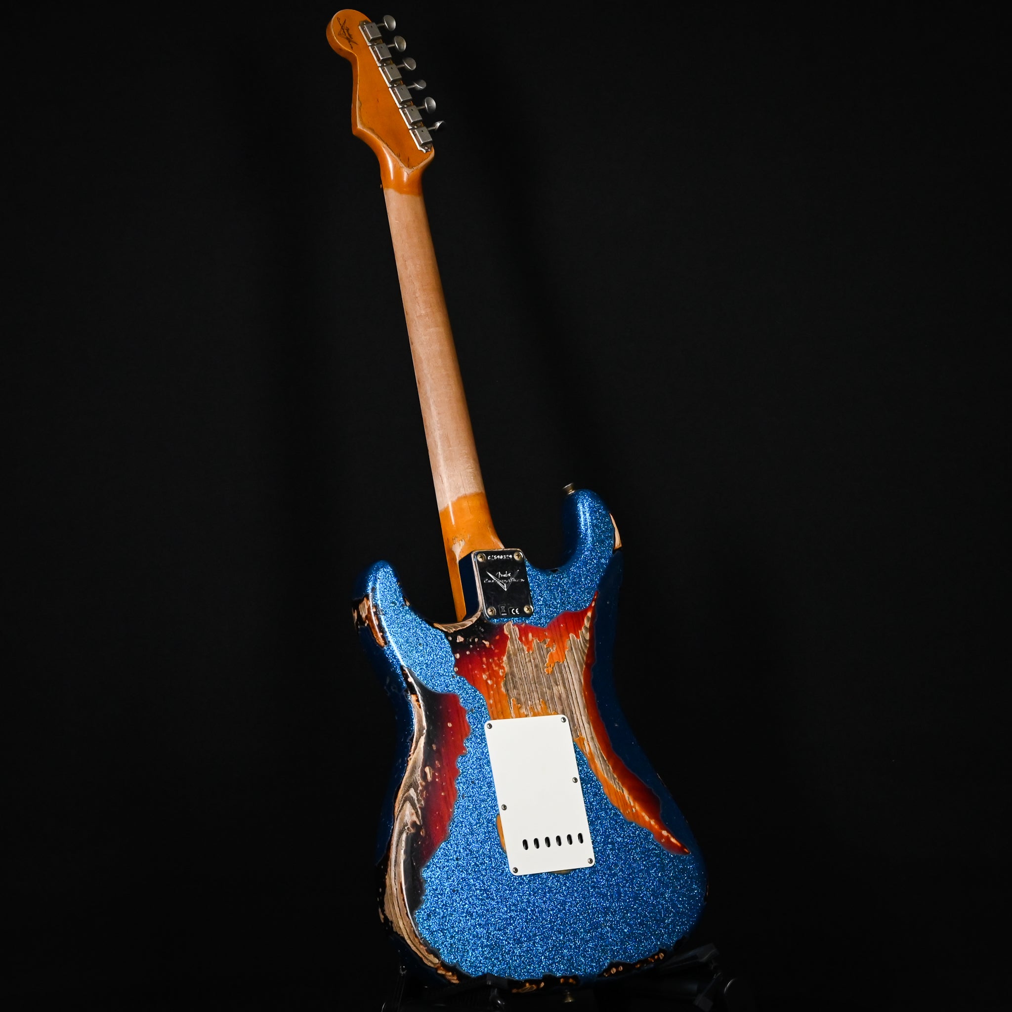 Fender Custom Shop '61 Stratocaster Super Heavy Relic- Blue Sparkle/ 3 Color Sunburst 2026 (CZ590329)