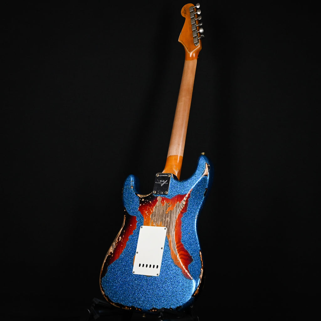 Fender Custom Shop '61 Stratocaster Super Heavy Relic- Blue Sparkle/ 3 Color Sunburst 2026 (CZ590329)