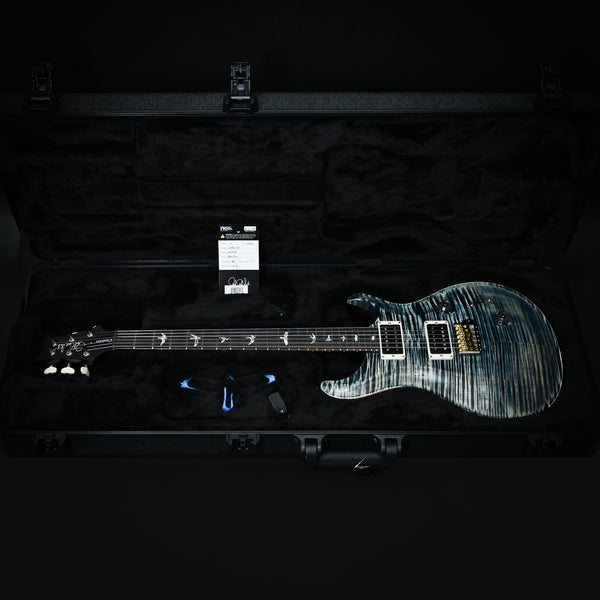 PRS Custom 24 w/ 10-Top & DMO Pickups- Faded Whale Blue 2025 (0407458)