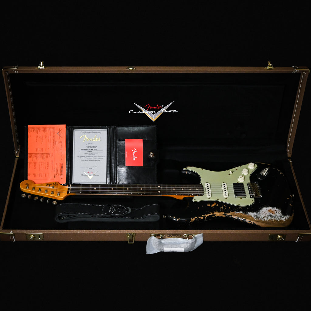 Fender Custom Shop '62 Stratocaster HSS Heavy Relic- Black 2026 (R148053)