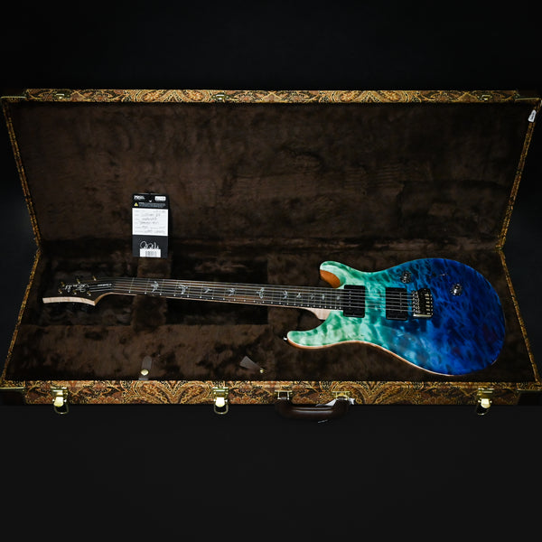 PRS Custom 24 Wood Library w/ 10-Top, Brazilian Rosewood, & DMO Pickups- Blue Fade 2025 (0406649)