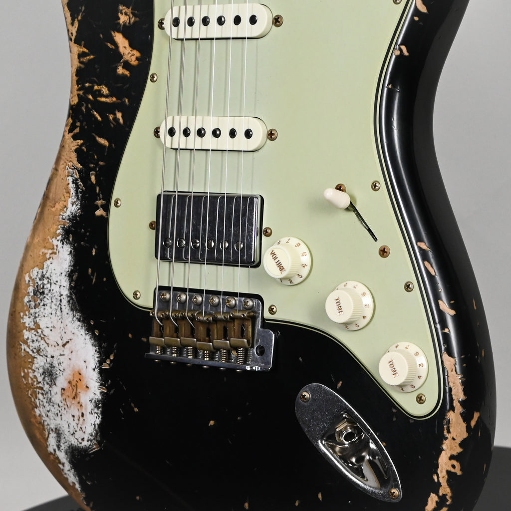 Fender Custom Shop '62 Stratocaster HSS Heavy Relic- Black 2026 (R148053)