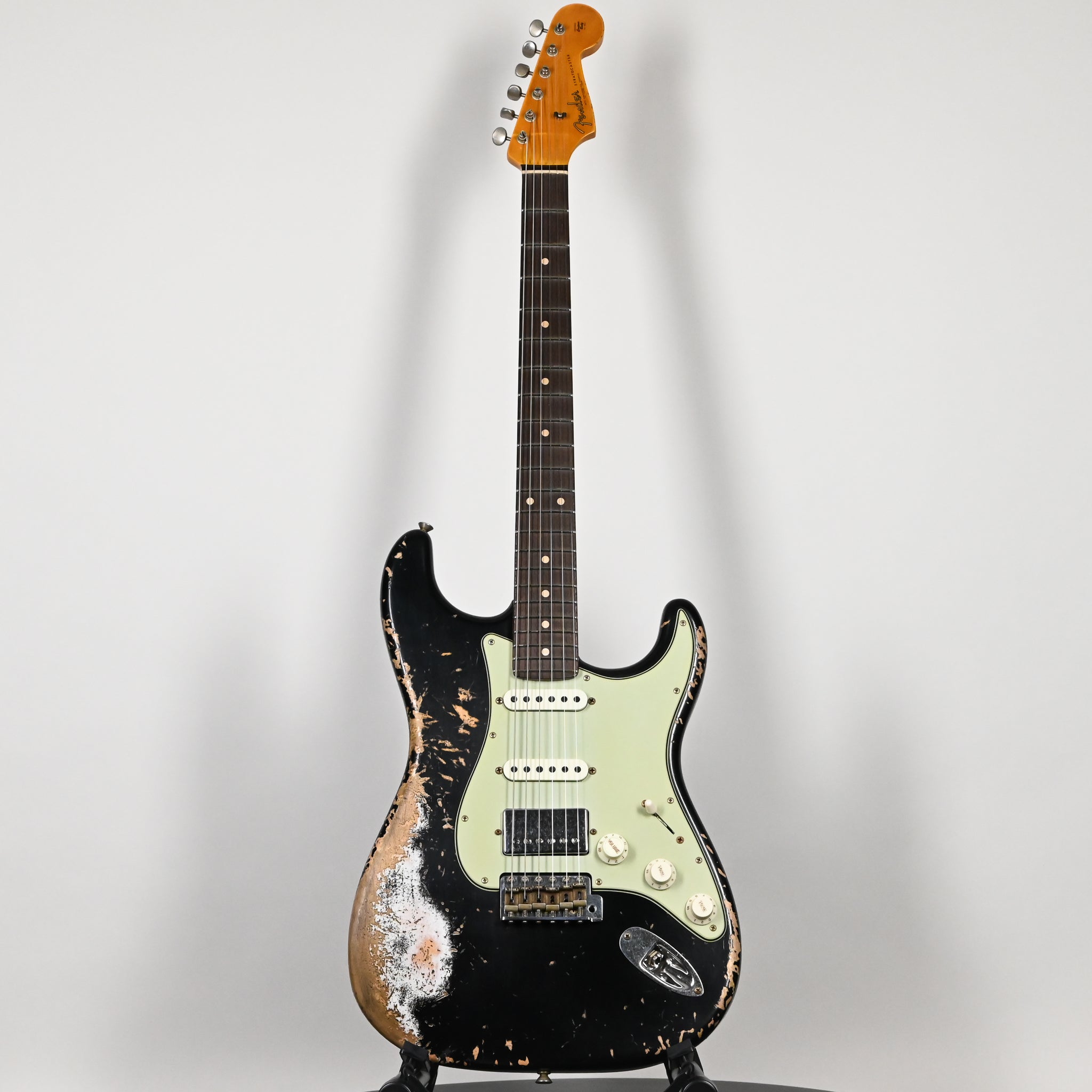 Fender Custom Shop '62 Stratocaster HSS Heavy Relic- Black 2026 (R148053)