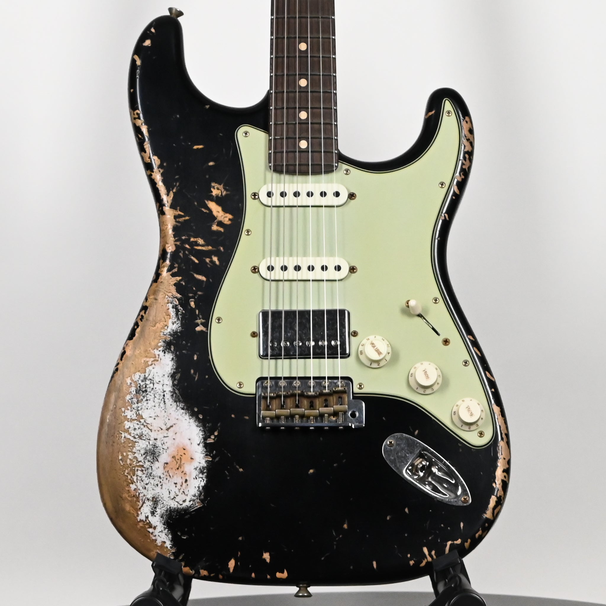 Fender Custom Shop '62 Stratocaster HSS Heavy Relic- Black 2026 (R148053)