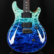 PRS Custom 24 Wood Library w/ 10-Top, Brazilian Rosewood, & DMO Pickups- Blue Fade 2025 (0406649)