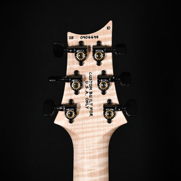 PRS Custom 24 Wood Library w/ 10-Top, Brazilian Rosewood, & DMO Pickups- Blue Fade 2025 (0406649)