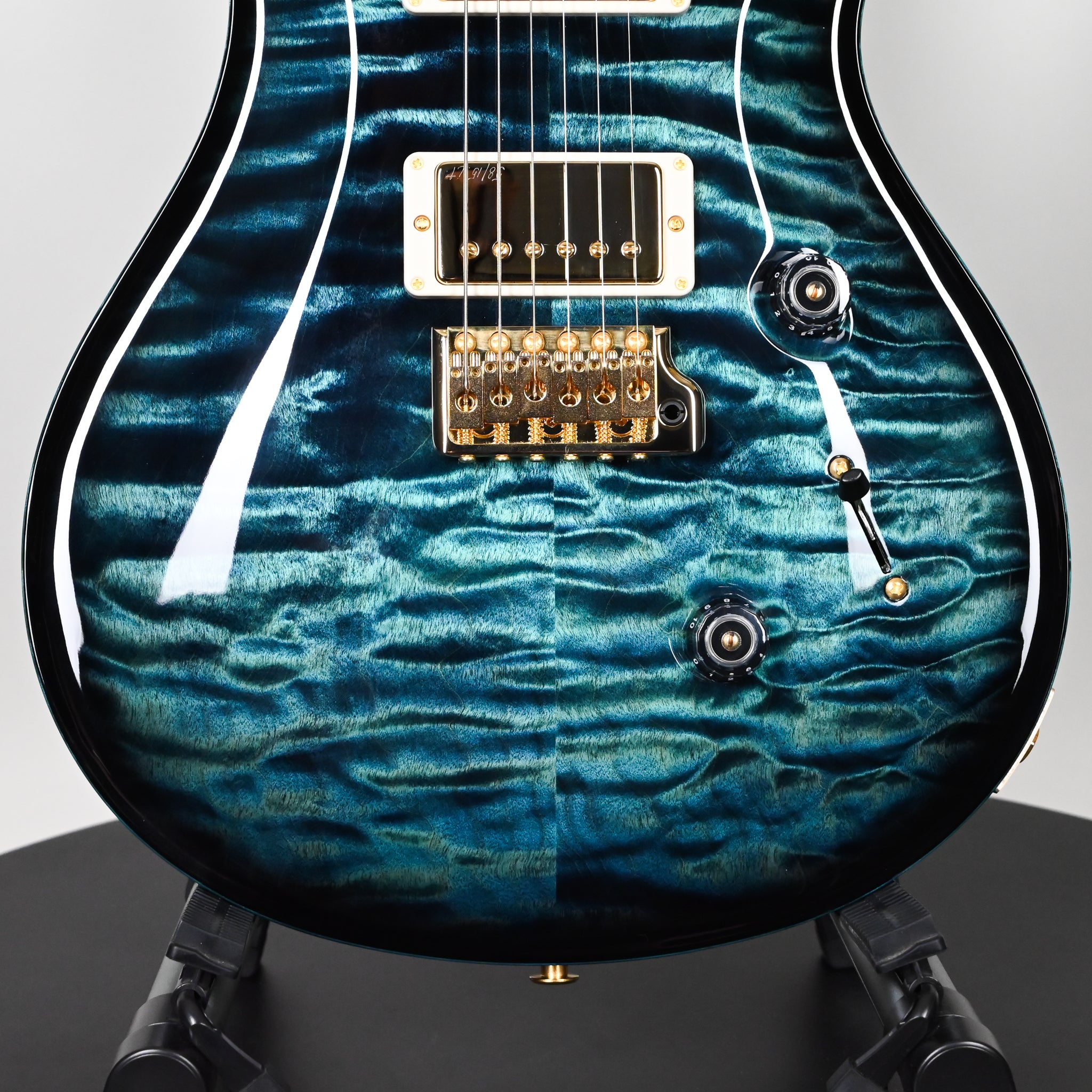 PRS Custom 24 Wood Library w/ 10-Top, Brazilian Rosewood, & 58/15 LT Pickups- Cobalt Smokeburst 2026 (0423886)
