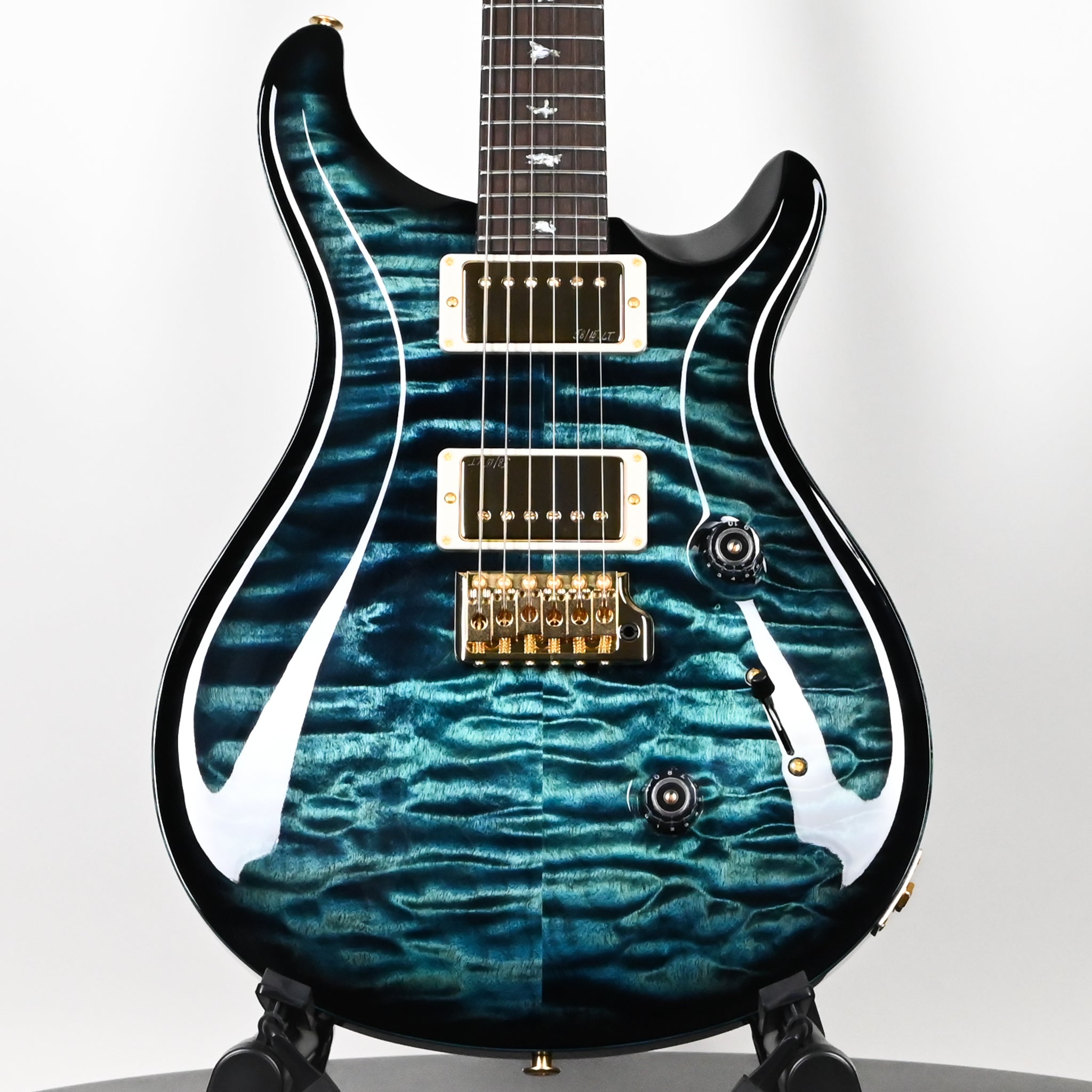PRS Custom 24 Wood Library w/ 10-Top, Brazilian Rosewood, & 58/15 LT Pickups- Cobalt Smokeburst 2026 (0423886)