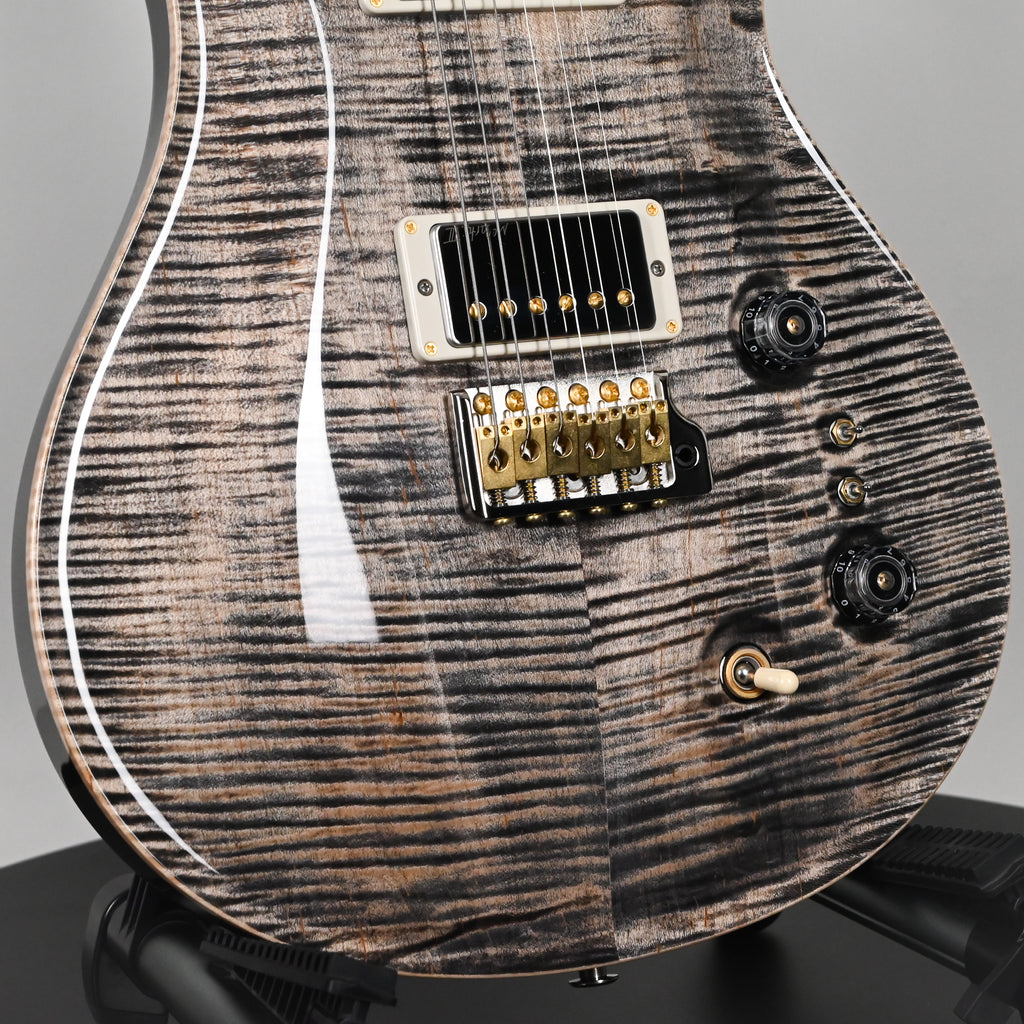 PRS Wood Library McCarty Tremolo w/ 10-Top & "408" Switching- Charcoal Black Back (Natural Binding)- Stained Neck 2026 (0429755)
