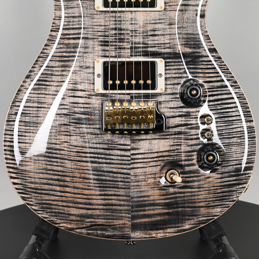 PRS Wood Library McCarty Tremolo w/ 10-Top & "408" Switching- Charcoal Black Back (Natural Binding)- Stained Neck 2026 (0429755)