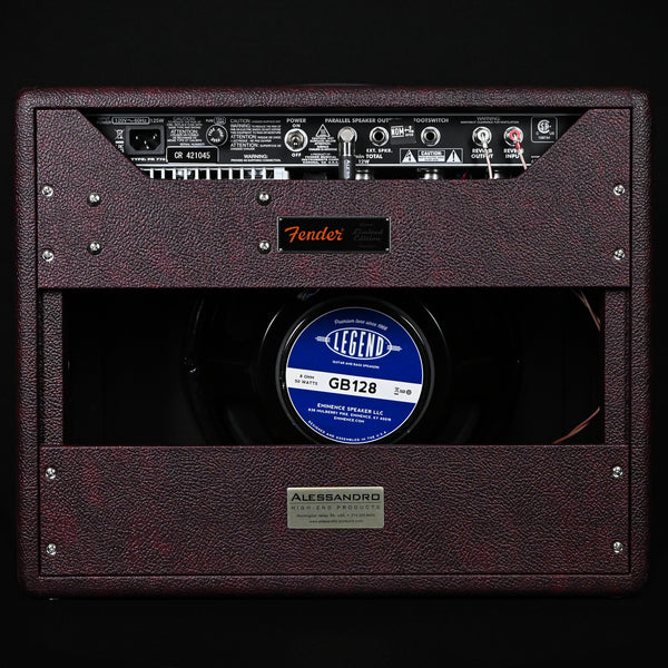 Fender Limited-Edition '65 Princeton Bordeaux Reserve 112 12W Combo Amp (Alessandro High-End Modification Upgrades) Used – Excellent