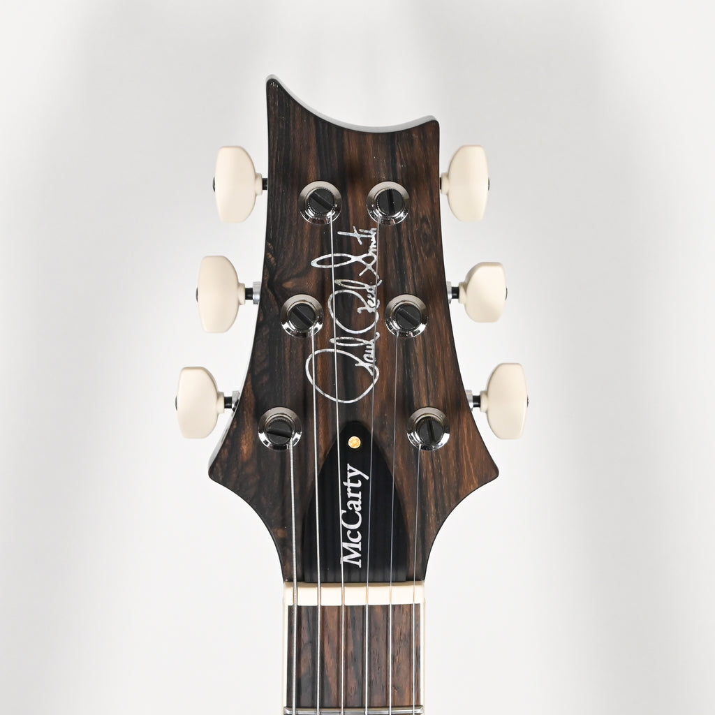 PRS Wood Library McCarty Tremolo w/ 10-Top & "408" Switching- Charcoal Black Back (Natural Binding)- Stained Neck 2026 (0429755)