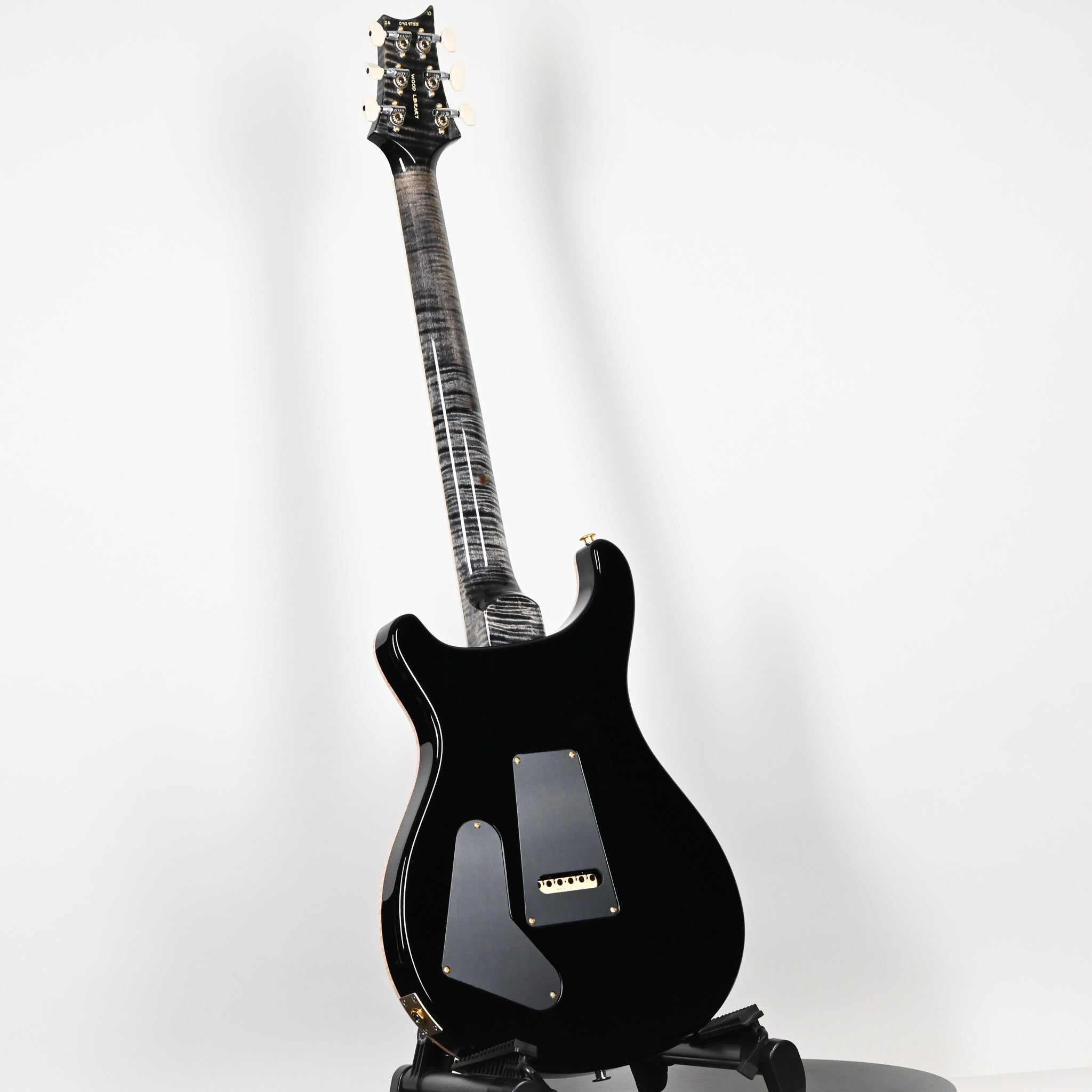 PRS Wood Library McCarty Tremolo w/ 10-Top & "408" Switching- Charcoal Black Back (Natural Binding)- Stained Neck 2026 (0429755)