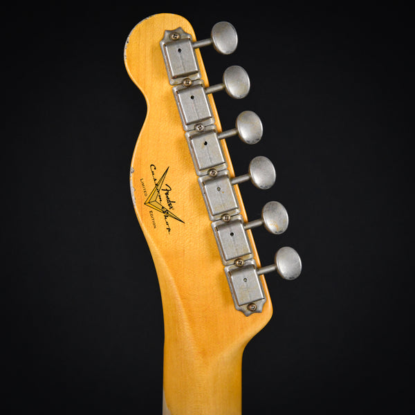 Fender Limited Edition '50s Tele Custom Thinline Heavy Relic Aged Sonic Blue Over 3 Color Sunburst (R124399)