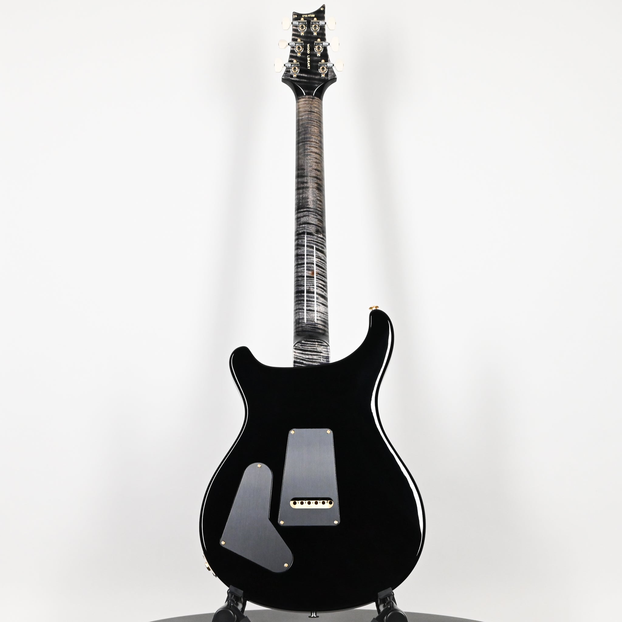 PRS Wood Library McCarty Tremolo w/ 10-Top & "408" Switching- Charcoal Black Back (Natural Binding)- Stained Neck 2026 (0429755)