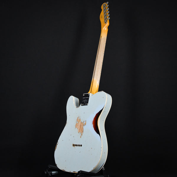 Fender Limited Edition '50s Tele Custom Thinline Heavy Relic Aged Sonic Blue Over 3 Color Sunburst (R124399)