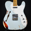 Fender Limited Edition '50s Tele Custom Thinline Heavy Relic Aged Sonic Blue Over 3 Color Sunburst (R124399)