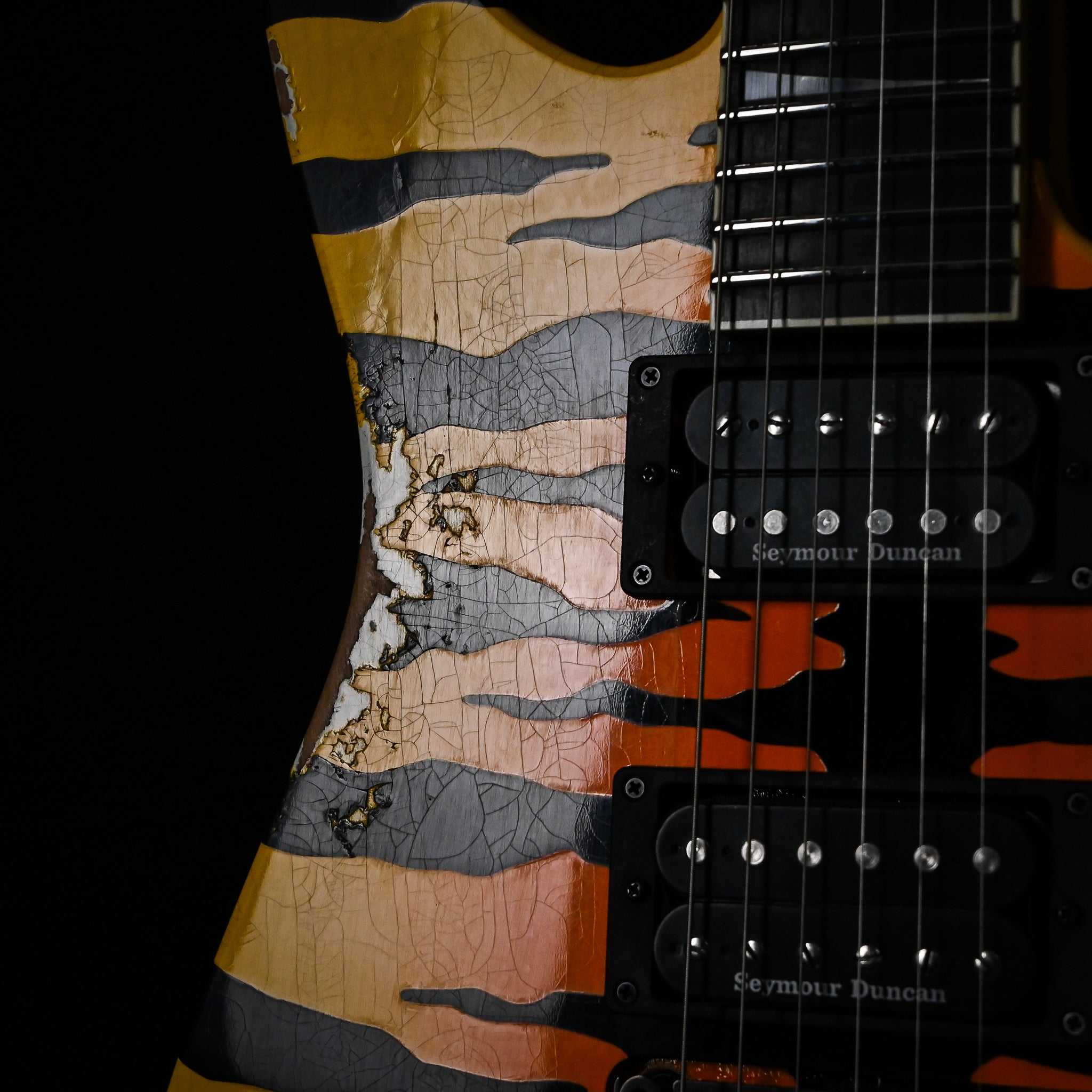 Jackson Custom Shop USA Special Edition Dinky 2H w/ Floyd Rose - Tested Time Bengal Tiger 2026 (XN19787)