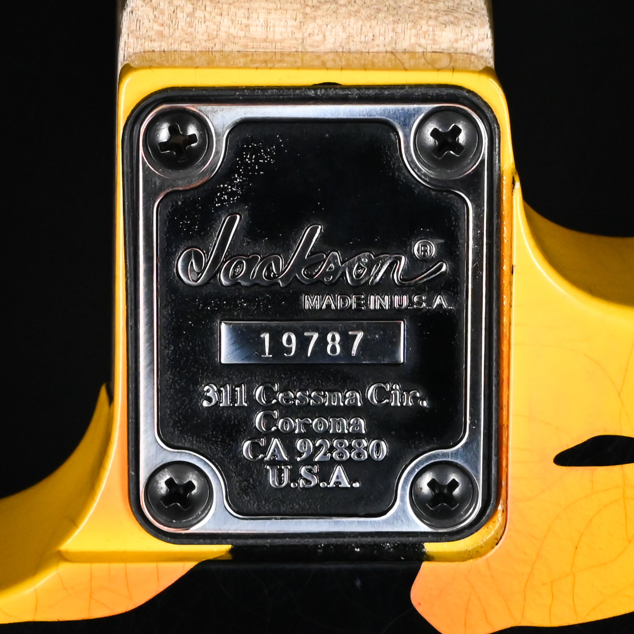 Jackson Custom Shop USA Special Edition Dinky 2H w/ Floyd Rose - Tested Time Bengal Tiger 2026 (XN19787)