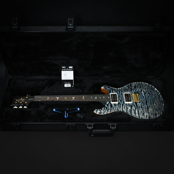 PRS Custom 24 Piezo Wood Library w/ 10-Top & DMO Pickups- Faded Whale Blue 2025 (0409885)
