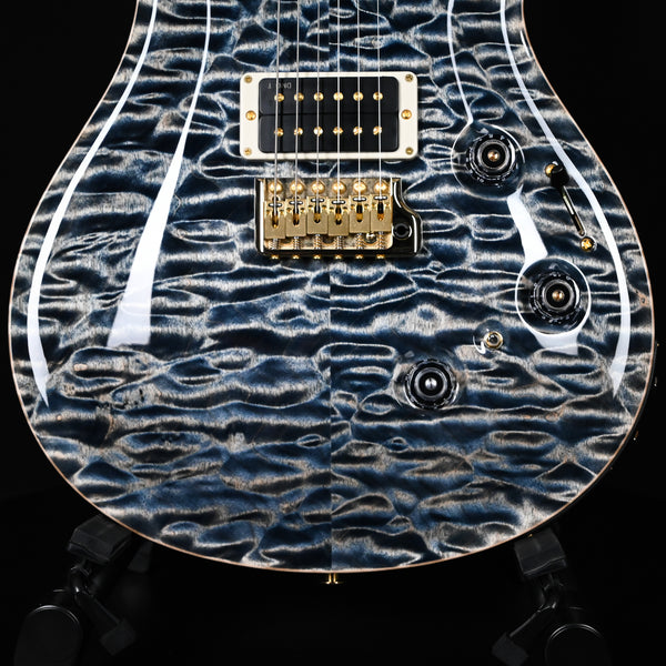 PRS Custom 24 Piezo Wood Library w/ 10-Top & DMO Pickups- Faded Whale Blue 2025 (0409885)
