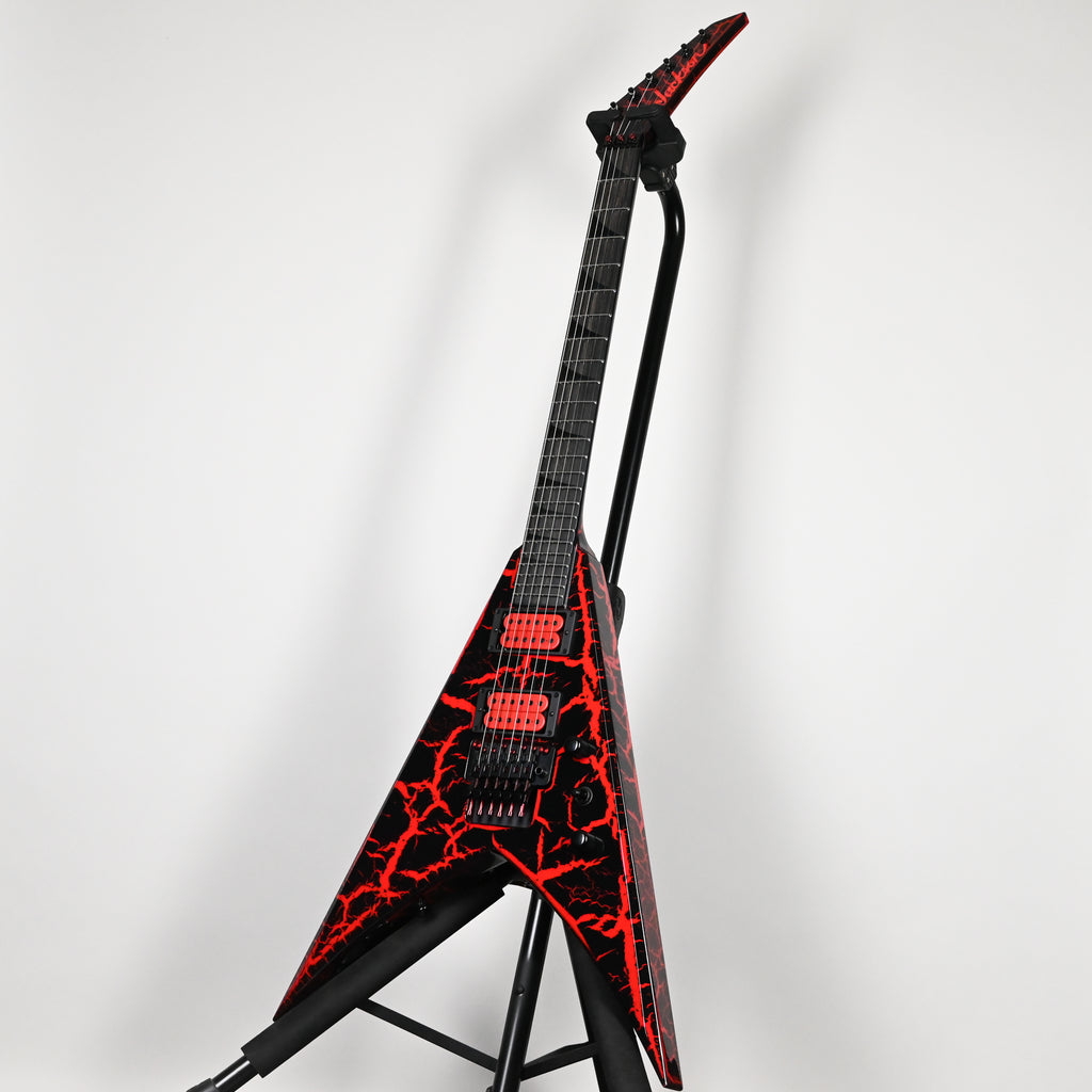 Jackson Custom Shop USA Special Edition King V Electric Guitar- Red Crackle 2026 (J11402)