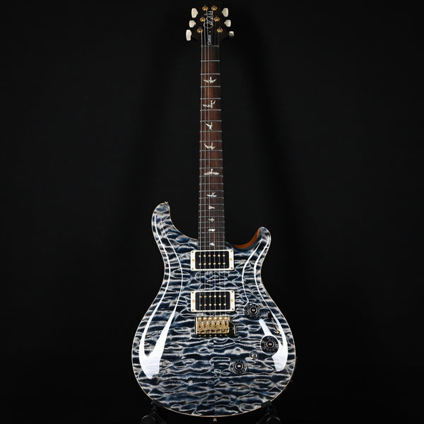 PRS Custom 24 Piezo Wood Library w/ 10-Top & DMO Pickups- Faded Whale Blue 2025 (0409885)
