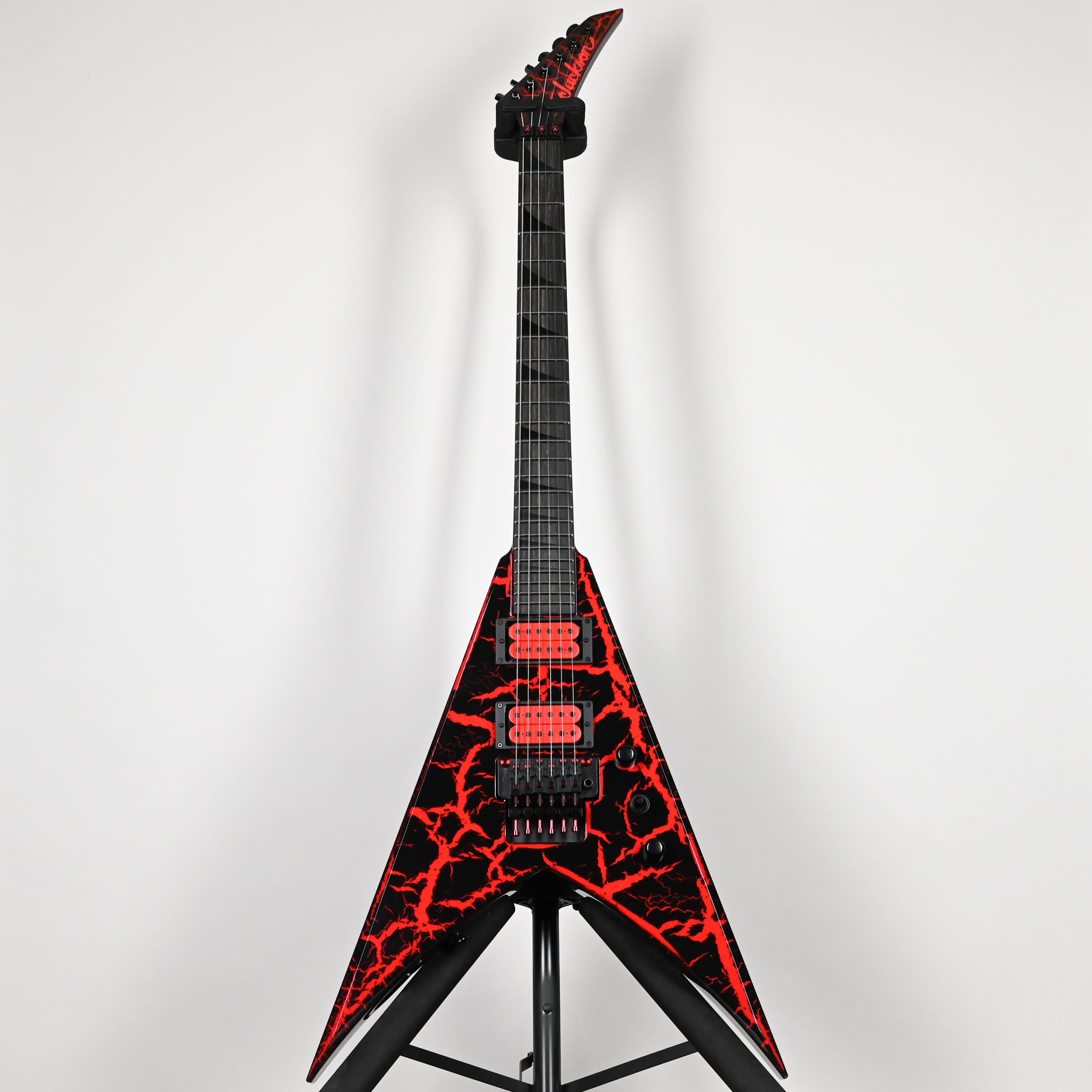 Jackson Custom Shop USA Special Edition King V Electric Guitar- Red Crackle 2026 (J11402)