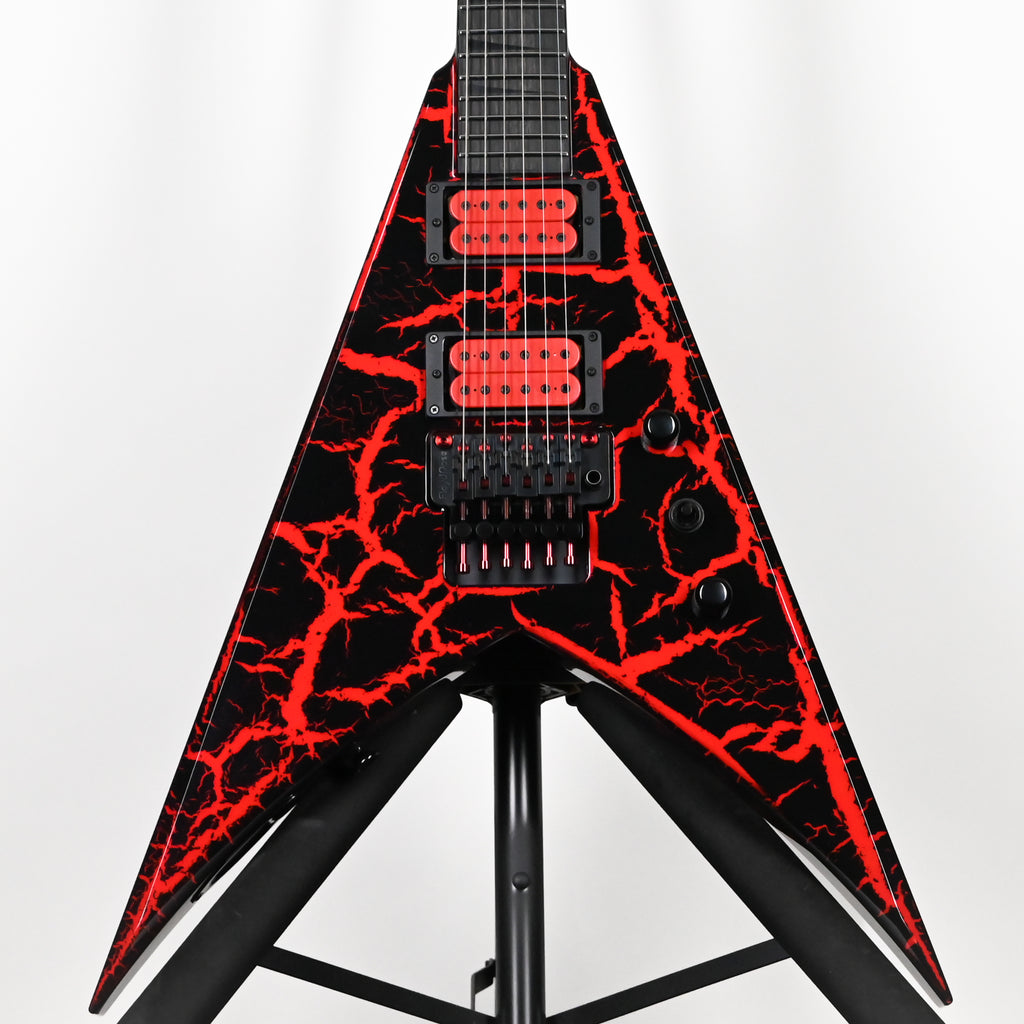 Jackson Custom Shop USA Special Edition King V Electric Guitar- Red Crackle 2026 (J11402)