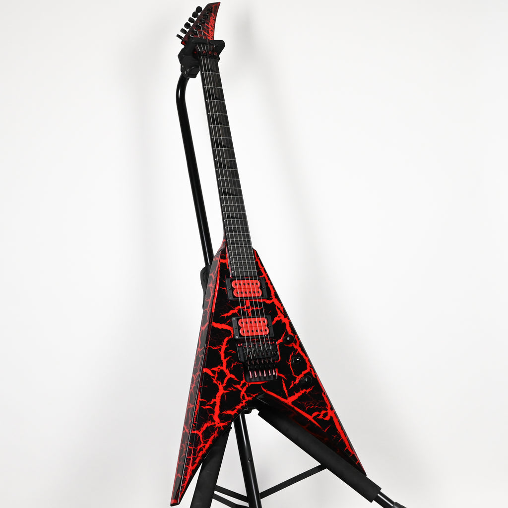 Jackson Custom Shop USA Special Edition King V Electric Guitar- Red Crackle 2026 (J11402)