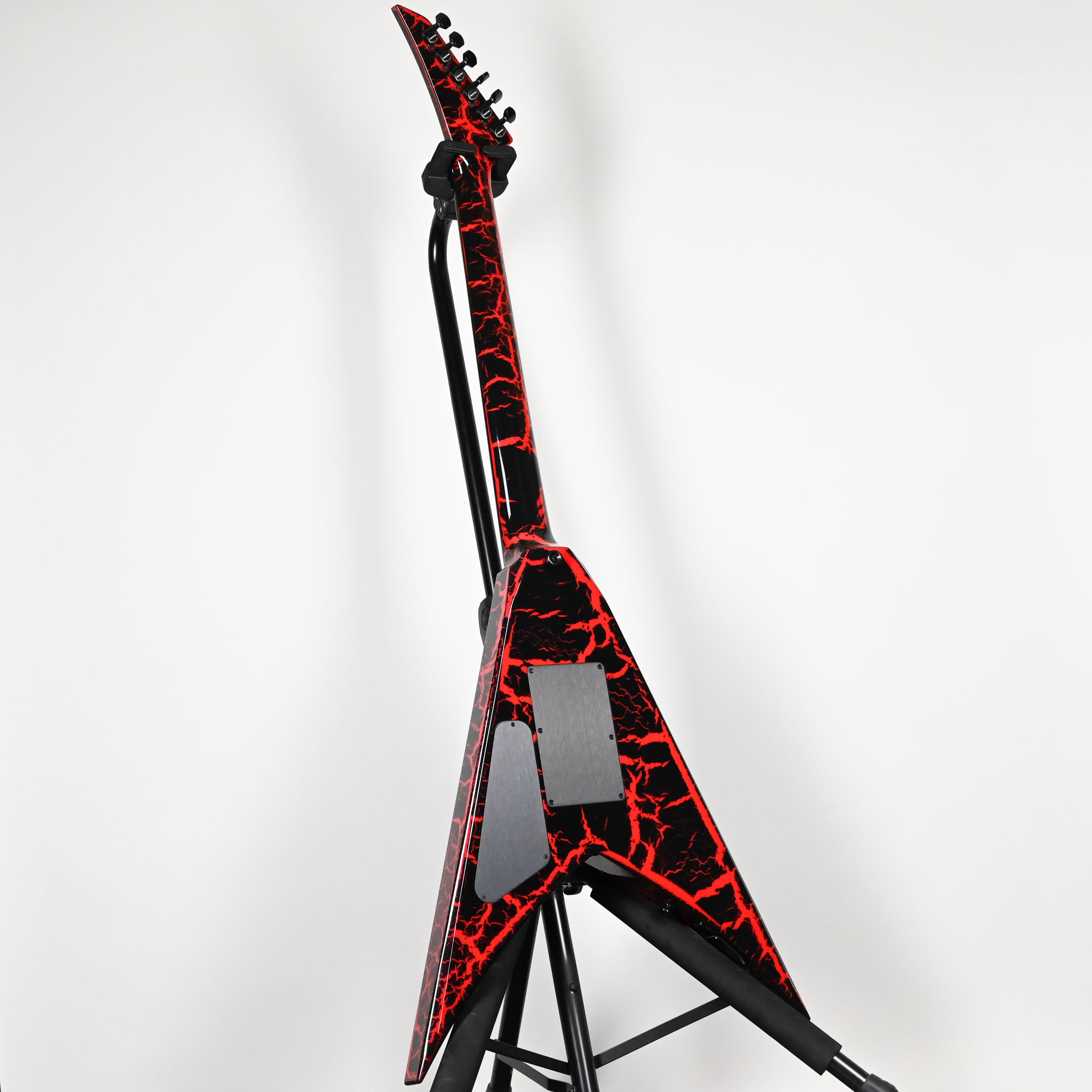Jackson Custom Shop USA Special Edition King V Electric Guitar- Red Crackle 2026 (J11402)