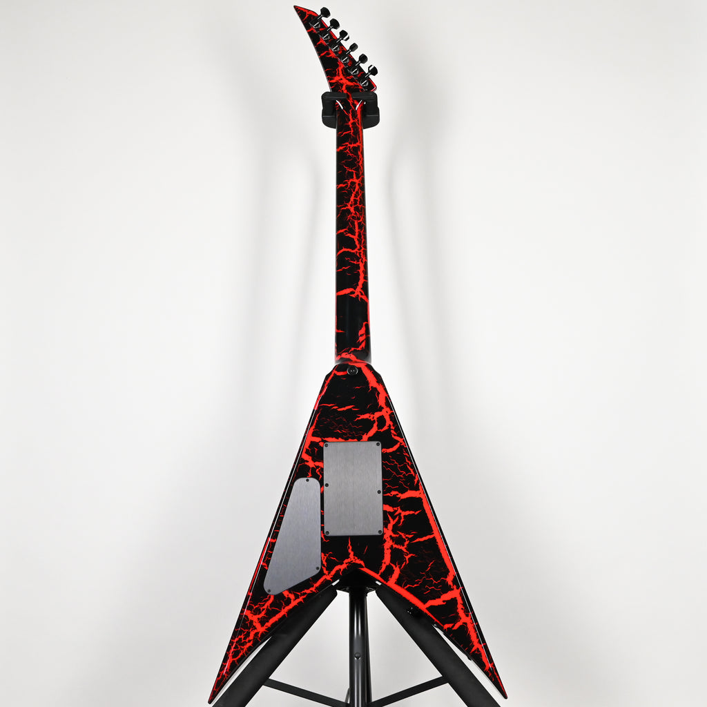 Jackson Custom Shop USA Special Edition King V Electric Guitar- Red Crackle 2026 (J11402)