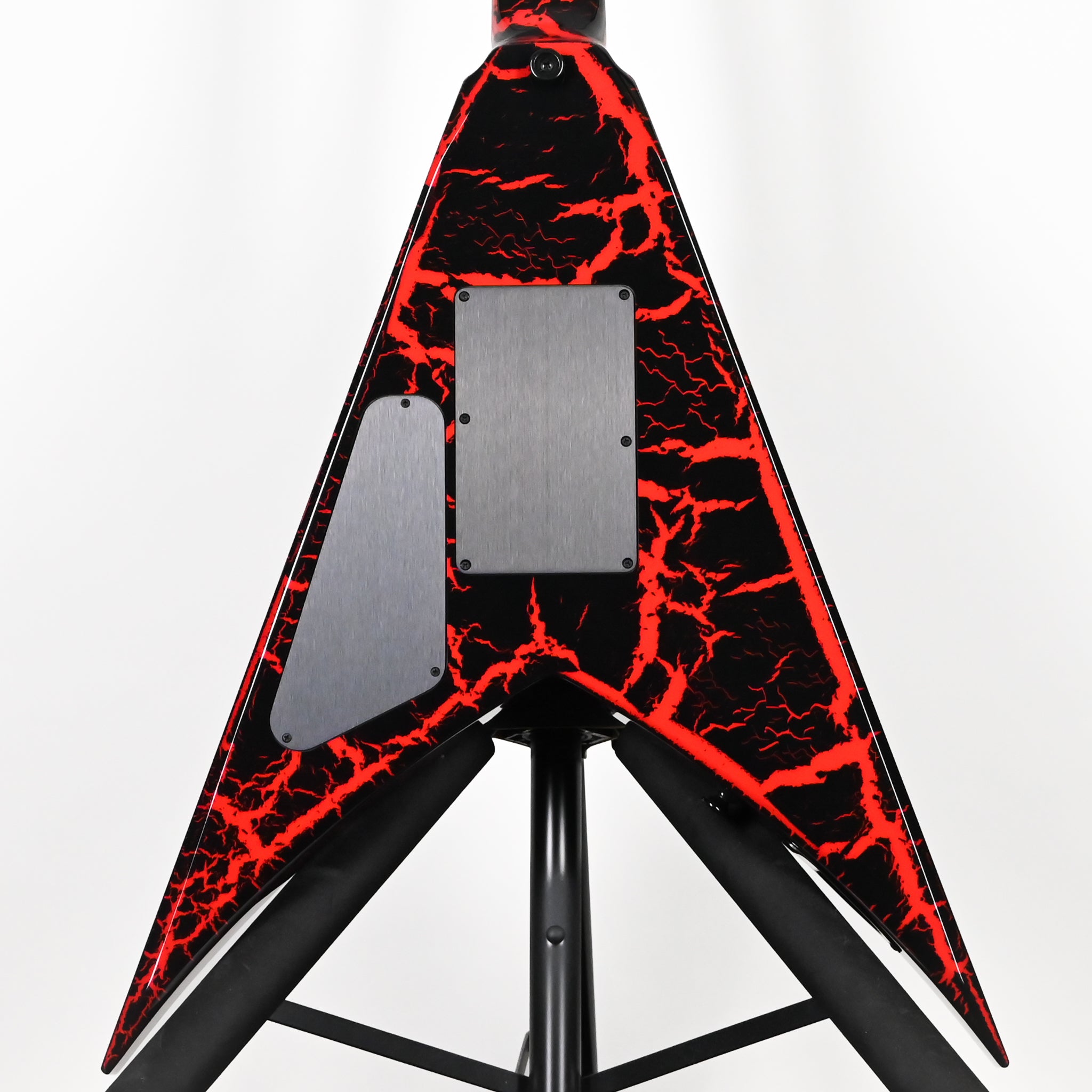 Jackson Custom Shop USA Special Edition King V Electric Guitar- Red Crackle 2026 (J11402)