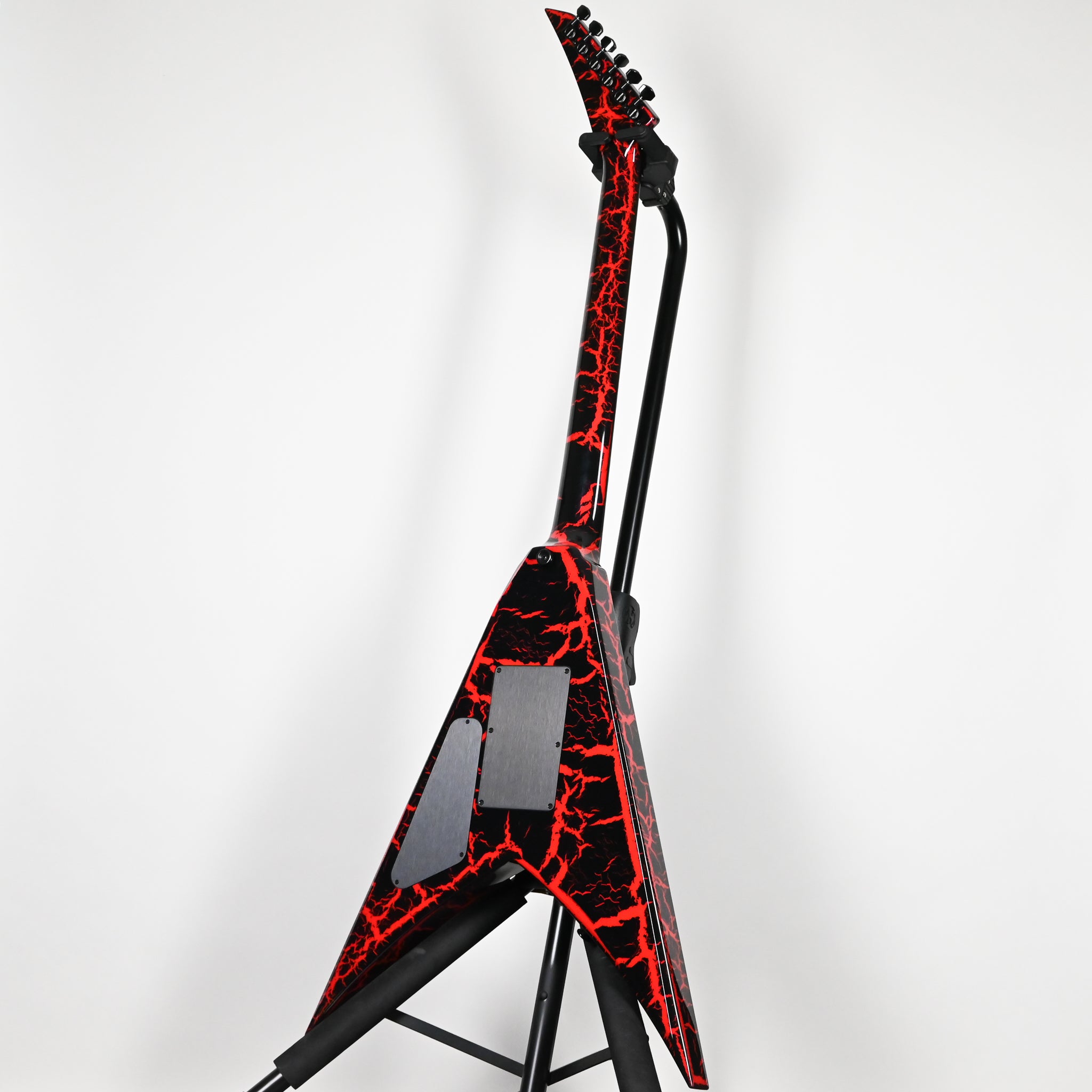 Jackson Custom Shop USA Special Edition King V Electric Guitar- Red Crackle 2026 (J11402)