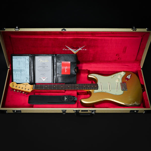 Fender Custom Shop Late-1962 Stratocaster Relic w/ Closet Classic Hardware- Aged Aztec Gold 2025 (CZ586508)