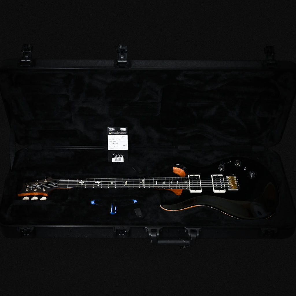 PRS Custom 24 Piezo w/ DMO Pickups Electric Guitar- Black (Natural Back) 2026 (0419114)