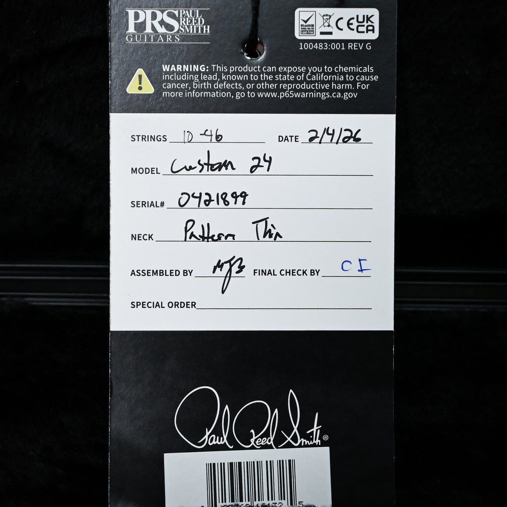 PRS Custom 24 w/ DMO Pickups- Custom Color 2026 (0421899)