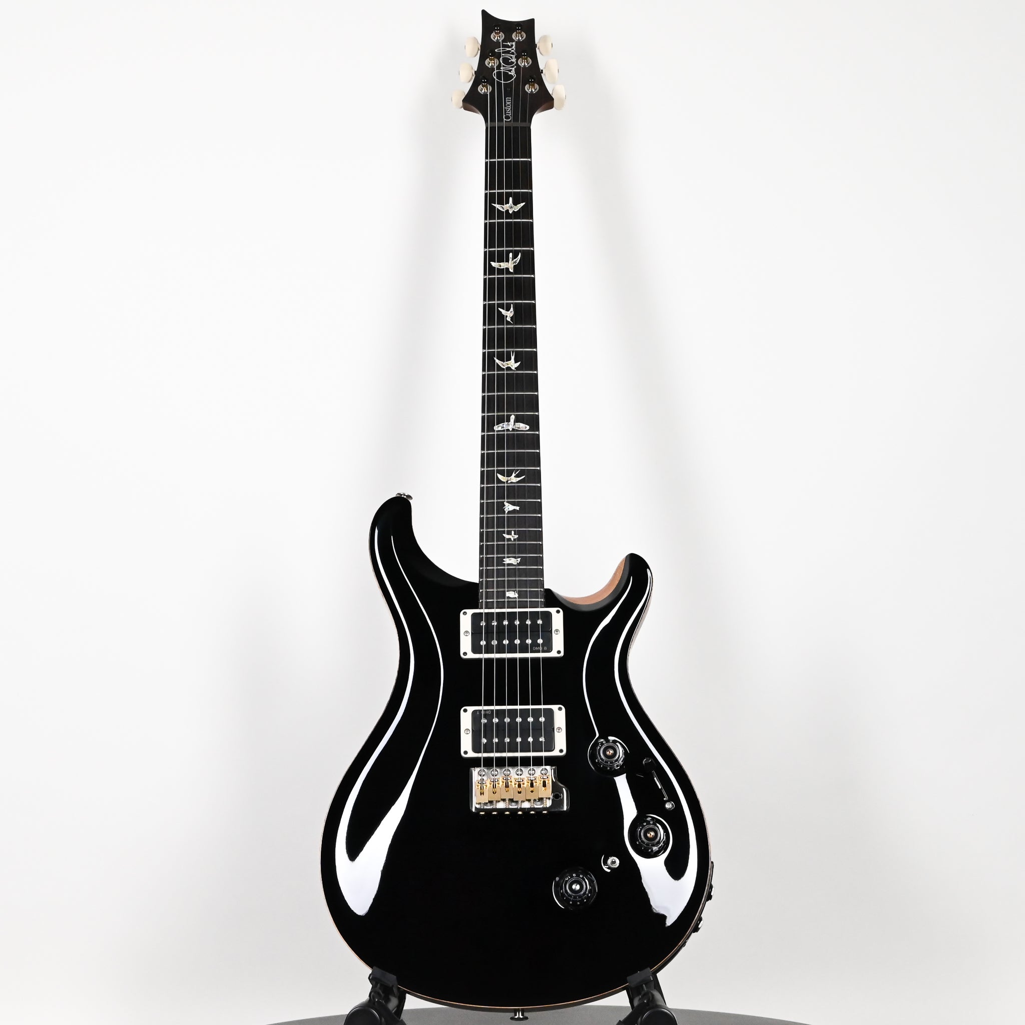 PRS Custom 24 Piezo w/ DMO Pickups Electric Guitar- Black (Natural Back) 2026 (0419114)